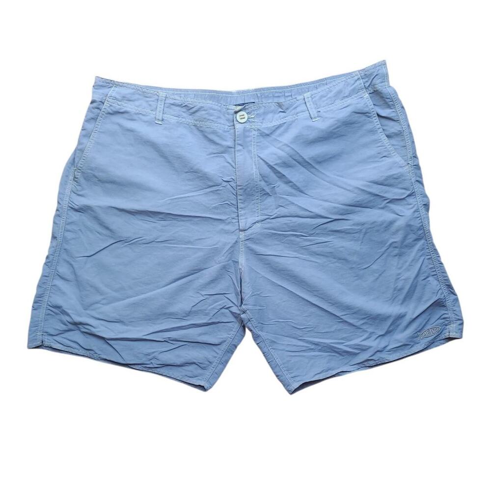 AFTCO Fishing Shorts Size 42 Light Blue Performance Outdoor Coastal